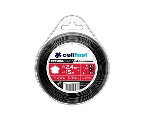 Żyłka tnąca CELLFAST Premium, 2,4x15 m Cellfast
