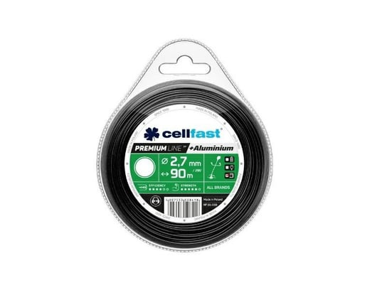 Żyłka tnąca CELLFAST Premium, 2,7x90 m Cellfast