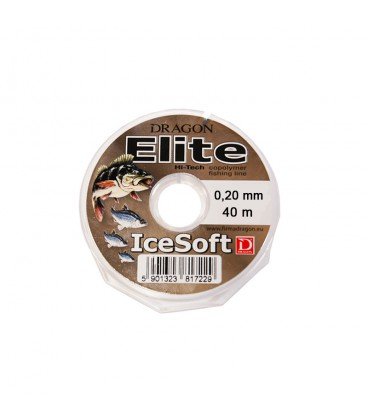 Żyłki Dragon Elite Icesoft 40m 0,20 mm DRAGON
