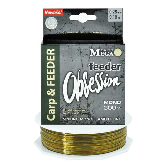 Żyłki Dragon Megabaits Obsession Carp&Feeder 300M 0,28 Mm DRAGON