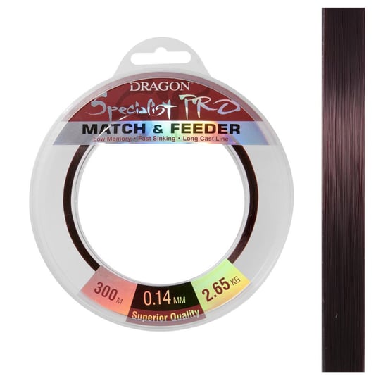 Żyłki Dragon Spec. Pro Match & Feeder 300M 0,14 Mm DRAGON