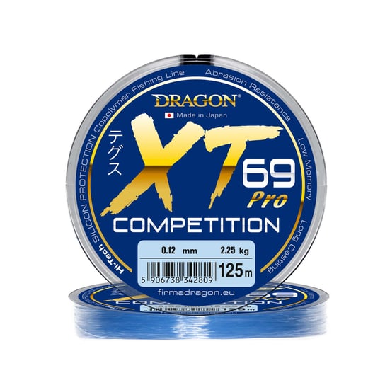 Żyłki Dragon Xt69 Pro Competition 125M 0,12 Mm DRAGON