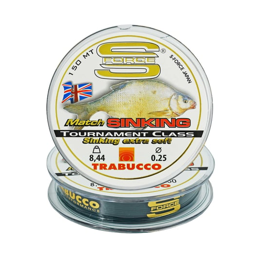 Żyłki Trabucco S-Force Match Sinking 150M 0,25 Mm TRABUCCO