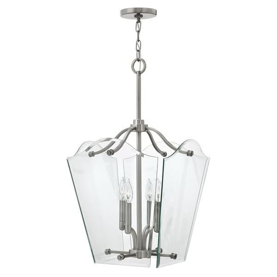 Żyrandol HINKLEY LIGHTING Wingate, srebrny, 4x60W, 79,1x40,6 cm Hinkley Lighting