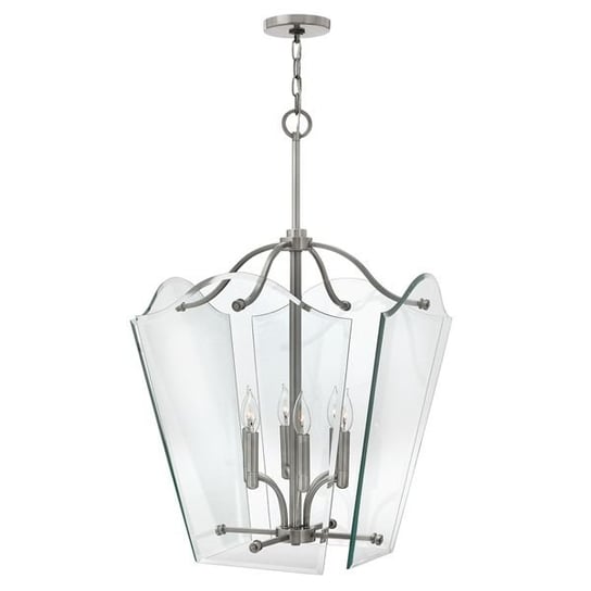 Żyrandol HINKLEY LIGHTING Wingate, srebrny, 6x60W, 93,1x50,8 cm Hinkley Lighting