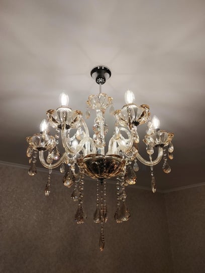 Żyrandol LAMPA KRYSZTAŁOWA wisząca glamour Delux M