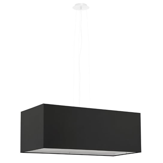 Żyrandol SANTA BIS 80 czarny minimalistyczny prostokąt regulacja zawiesia SL.0780 Sollux Lighting Sollux Lighting