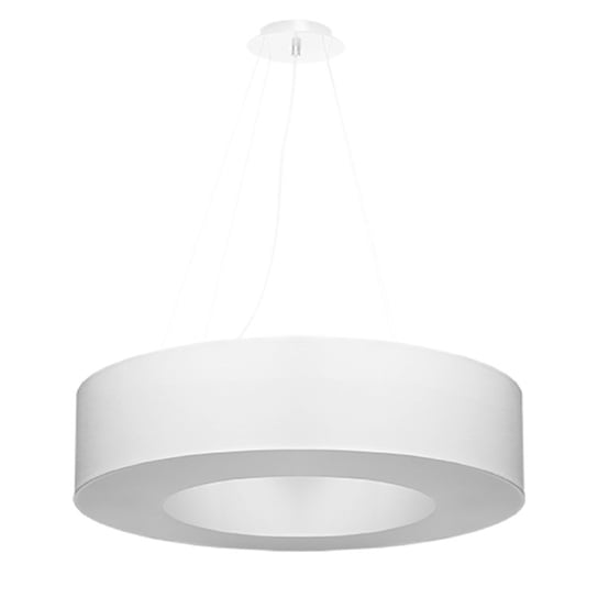Żyrandol SATURNO 70 biały minimalistyczny okrągły regulacja zawiesia SL.0751 Sollux Lighting Sollux Lighting