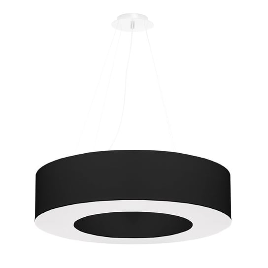 Żyrandol SATURNO 70 czarny minimalistyczny okrągły regulacja zawiesia SL.0752 Sollux Lighting Sollux Lighting