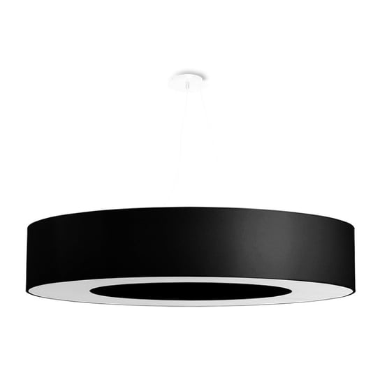 Żyrandol SATURNO 90 czarny minimalistyczny okrągły regulacja zawiesia SL.0796 Sollux Lighting Sollux Lighting
