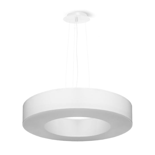 Żyrandol SATURNO SLIM 50 biały minimalistyczny okrągły regulacja zawiesia SL.0749 Sollux Lighting Sollux Lighting