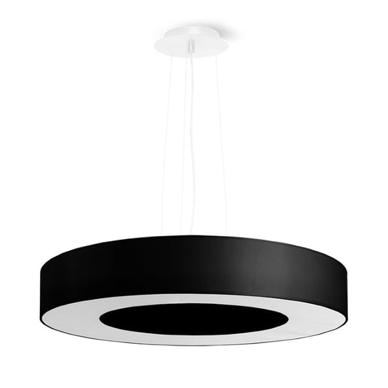 Żyrandol SATURNO SLIM 50 czarny minimalistyczny okrągły regulacja zawiesia SL.0750 Sollux Lighting Sollux Lighting