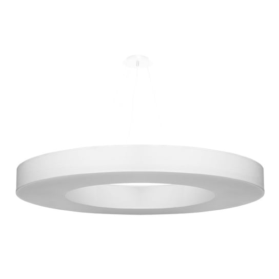 Żyrandol SATURNO SLIM 90 biały minimalistyczny okrągły regulacja zawiesia SL.0797 Sollux Lighting Sollux Lighting