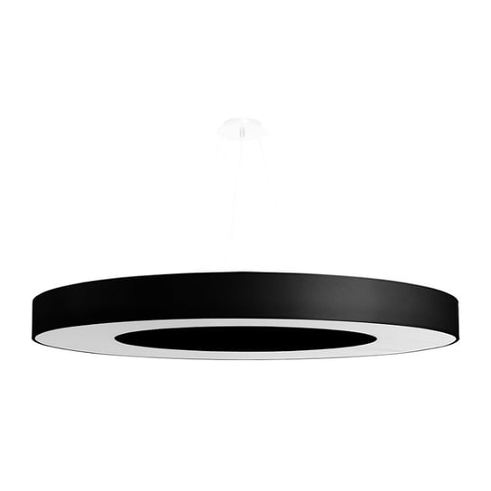 Żyrandol SATURNO SLIM 90 czarny minimalistyczny okrągły regulacja zawiesia SL.0798 Sollux Lighting Sollux Lighting