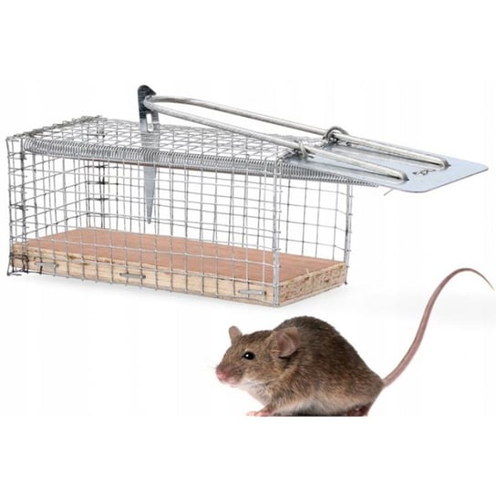 Żywołapka/pułapka myszy 12x5,5x5,5cm Chomik