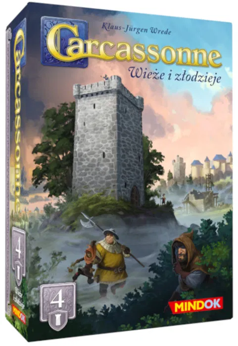 Carcassonne Pl 3 Ed. 4. Wieże I Złodzieje, gra planszowa
