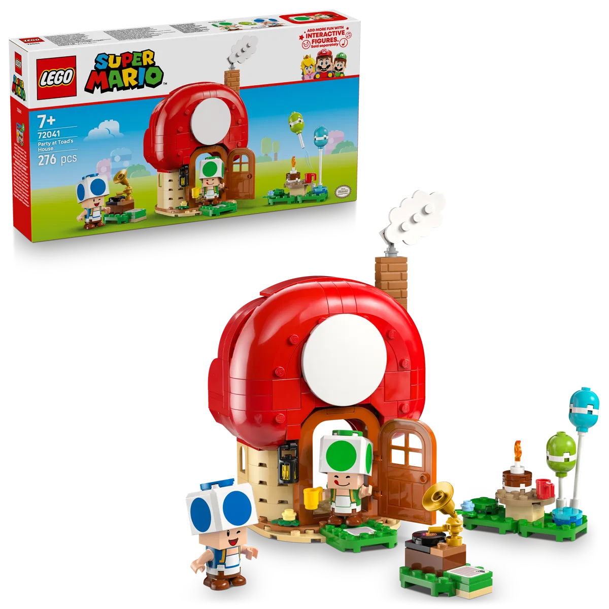 LEGO Super Mario, klocki, Toad i domówka, 72041