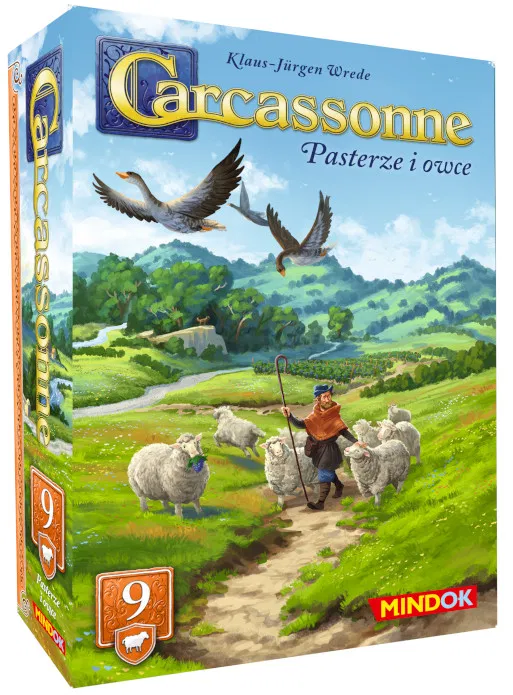 Carcassonne Pl 3 Ed. 9. Pasterze I Owce, gra planszowa