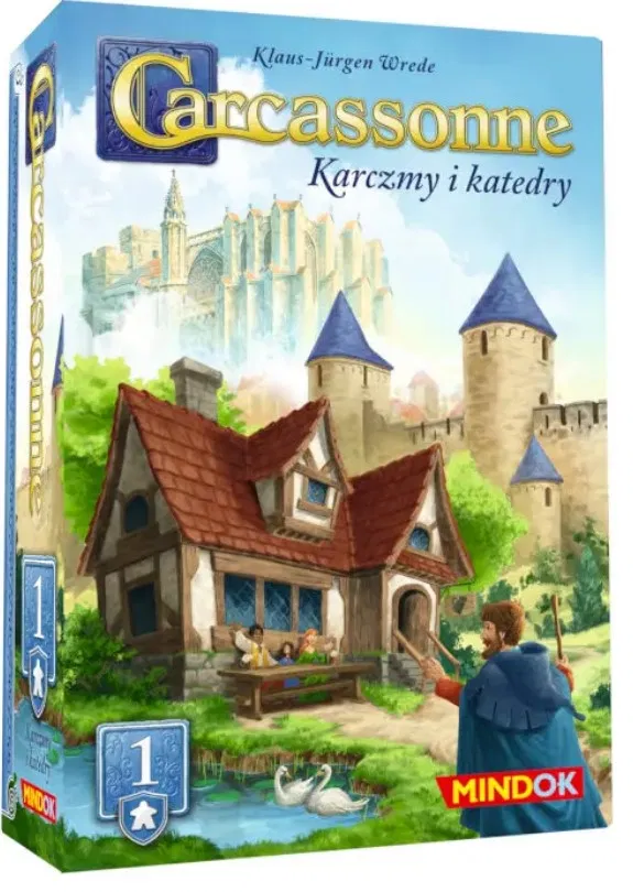 Carcassonne Pl 3 Ed. 1. Karczmy I Katedry, gra planszowa