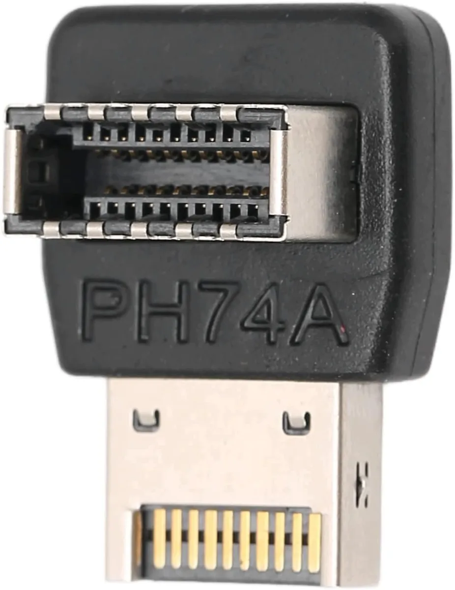ADAPTER USB 3.1 TYP-E 90° PŁYTA GŁÓWNA KOMPUTER KONWERTER - Inna marka ...