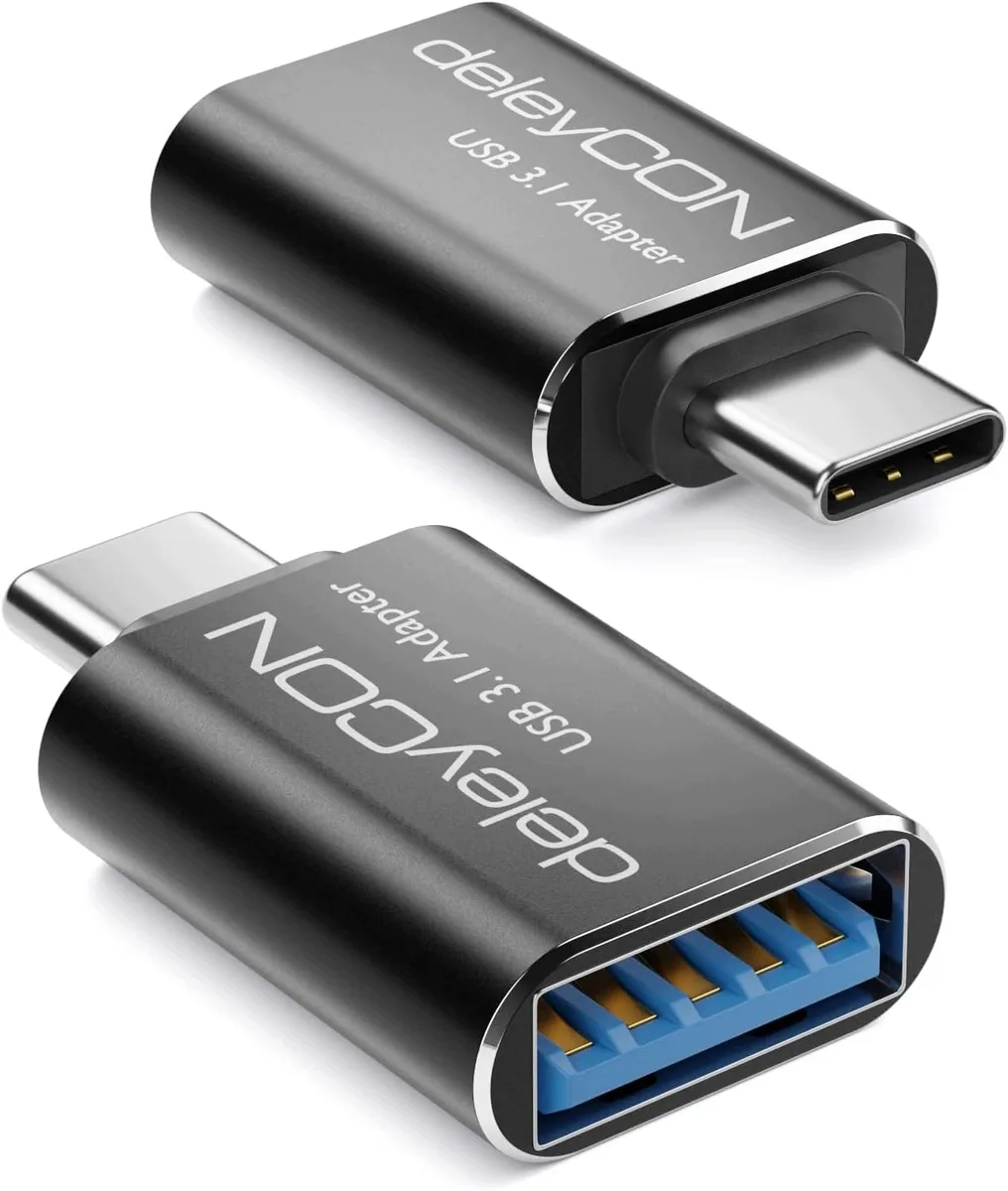 ADAPTER USB-C DO USB-A 5 GBIT/S OTG 2 SZTUKI CZARNY - Inna marka ...