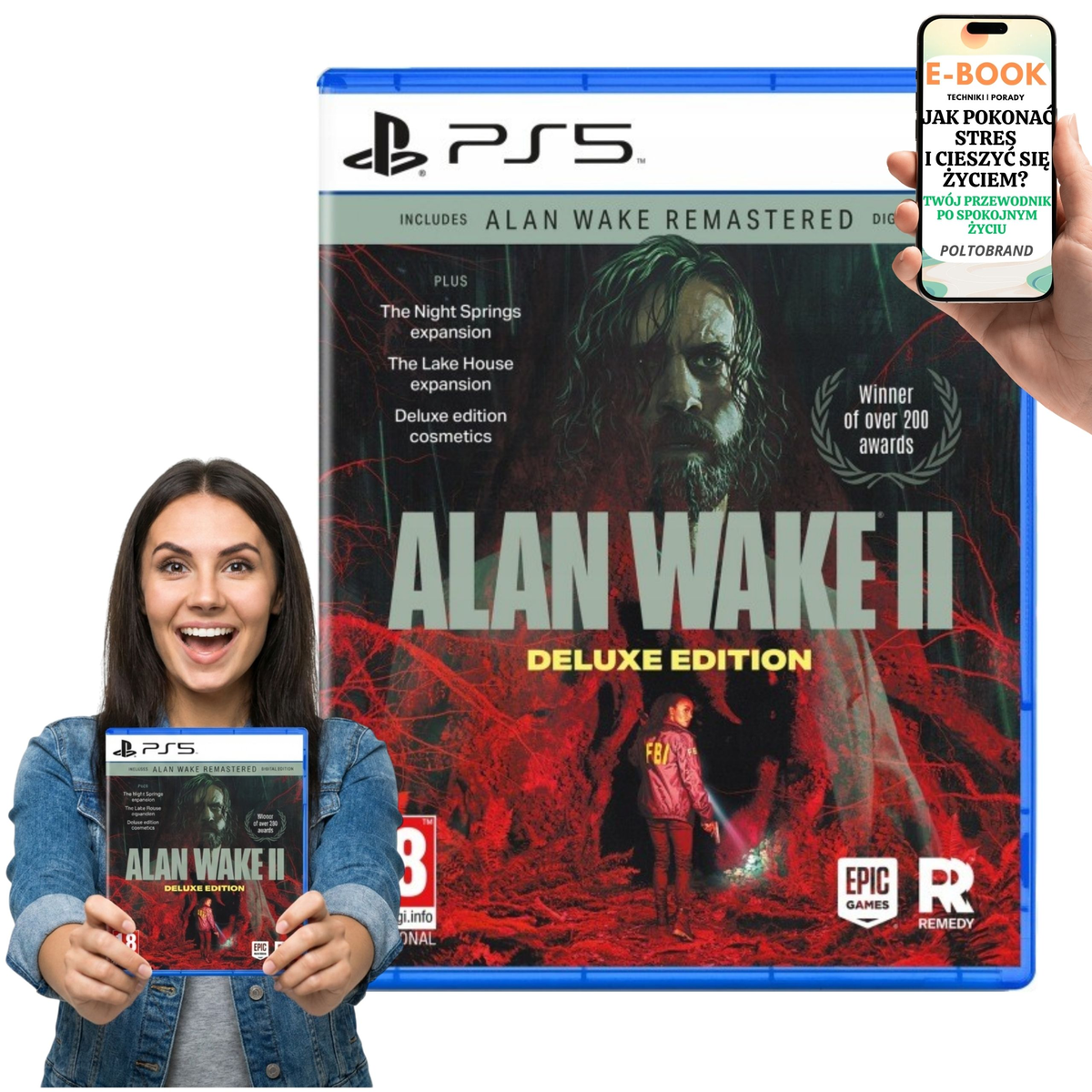 Alan Wake 2 Deluxe PlayStation 5 Edycja Deluxe + E-BOOK-1