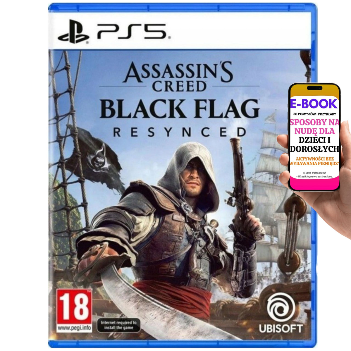 Assassin's Creed Black Flag Resynced PS5 Odświeżona Wersja Prezent Dla Gracza + E-BOOK-3
