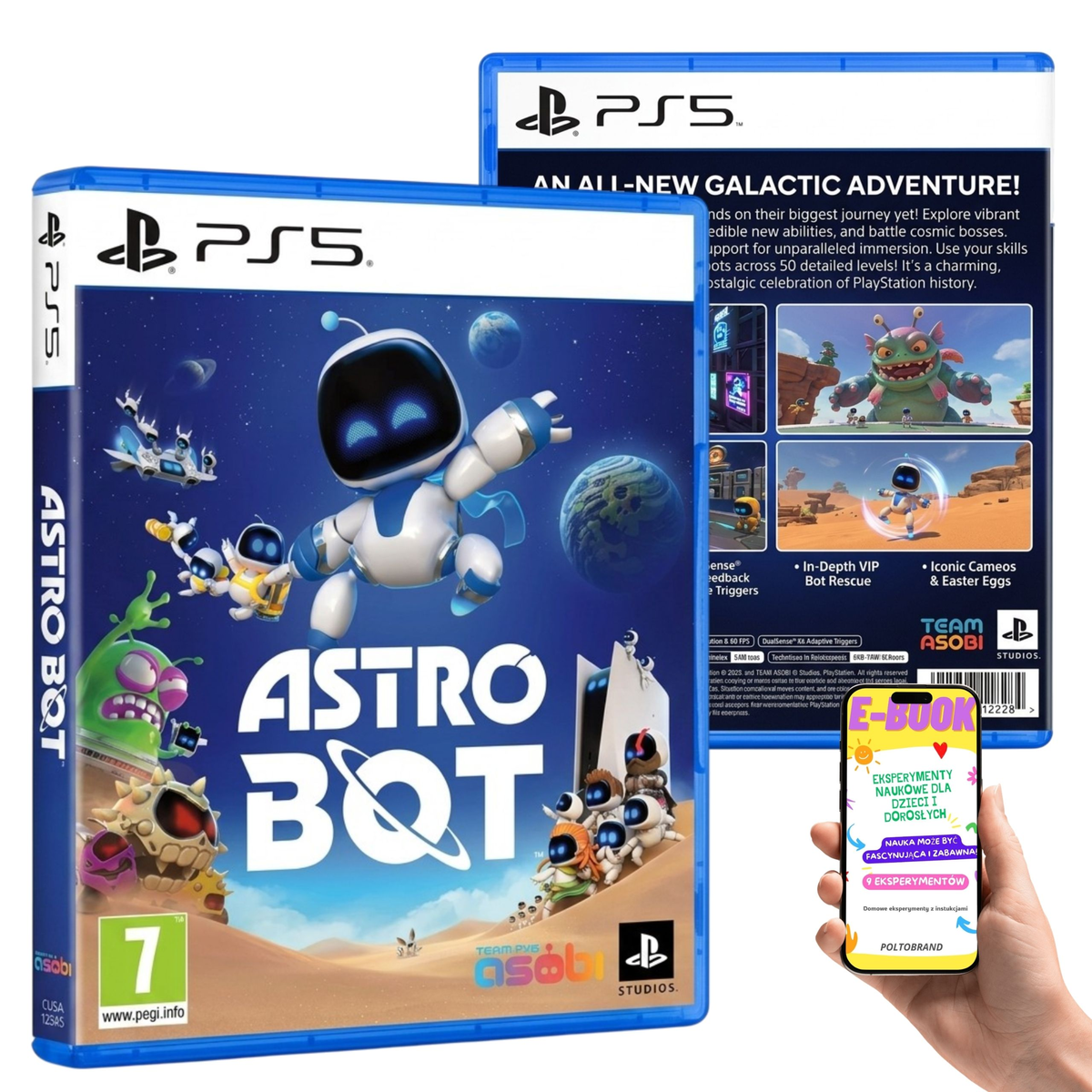 Astro Bot PS5 Gra Pudełkowa PL Napisy + E-BOOK