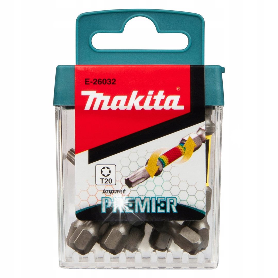 Makita E-26032 Impact Premier Bit skrętny T20x50mm 10 sztuk