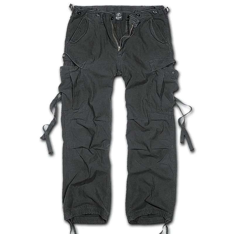 Brandit Spodnie M65 Vintage Czarne - XL
