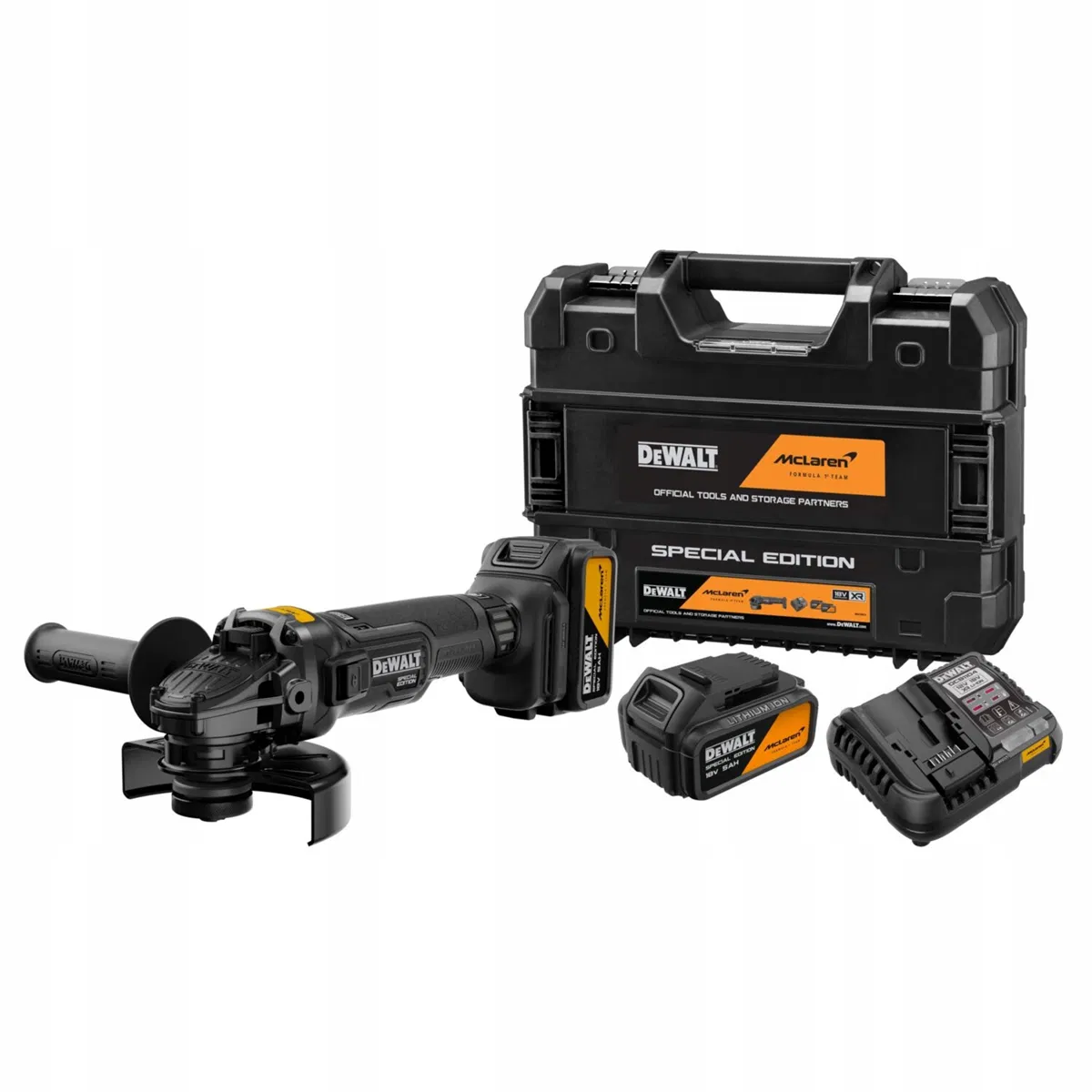 Dewalt Mclaren Szlifierka Kątowa Akumulatorowa 125MM 18V Xr 2x5AH DCG45MP2T