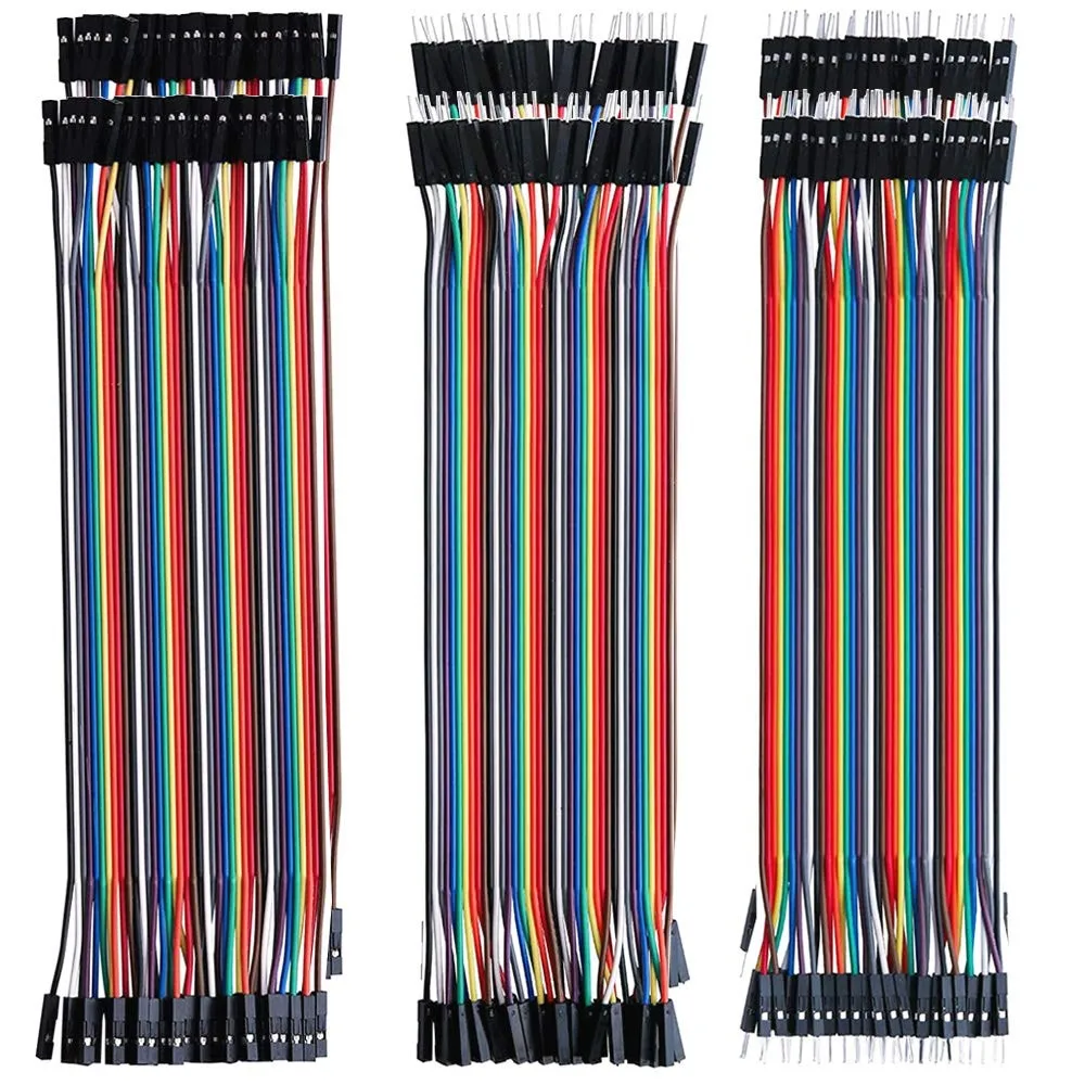 DRUTY JUMPER 240 SZT 20CM 24AWG ZESTAW ARDUINO BREADBOARD - Inna marka ...
