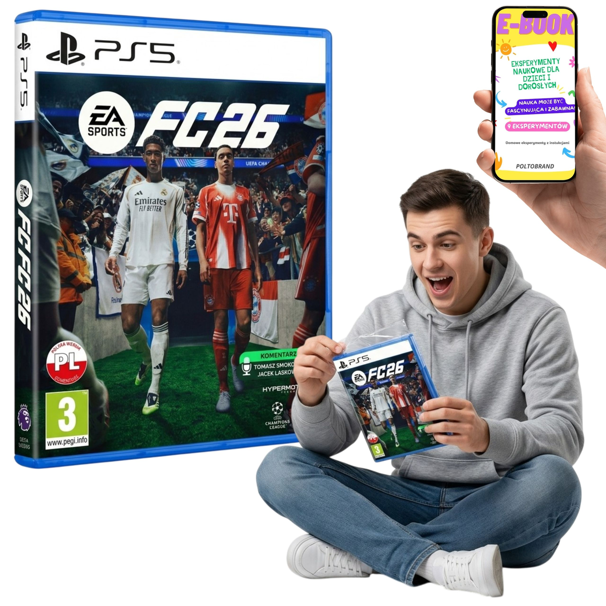 EA Sports FC 26 PS5 Gra Pudełkowa PL Dubbing + E-BOOK