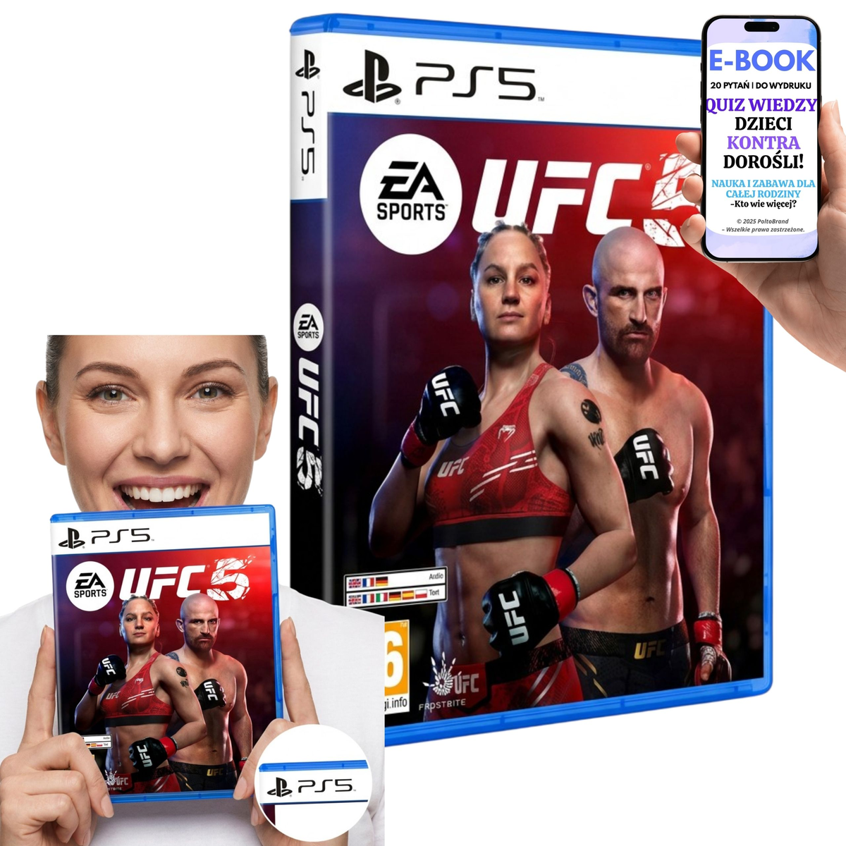 EA Sports UFC 5 Gra Walki Realistyczna Frostbite PS5 +E-BOOK-2