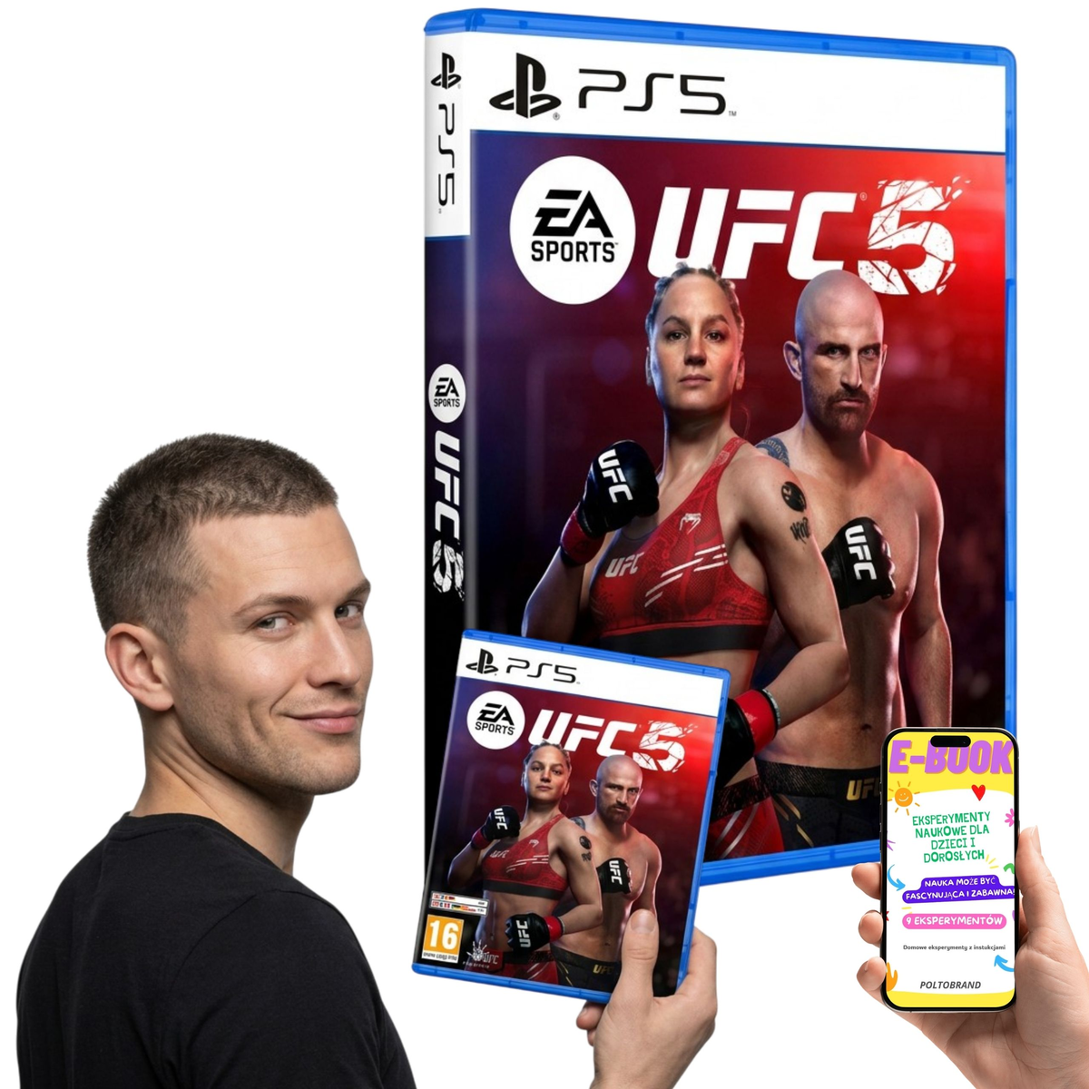 EA Sports UFC 5 PS5 Gra Sportowa Polskie Napisy Blu-ray +E-BOOK