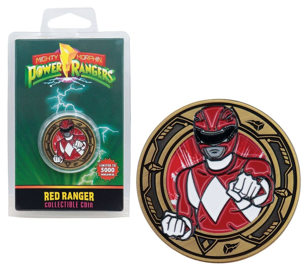 Fanattik - POWER RANGERS - Red Ranger - Limited Edition Coin - DMT ...