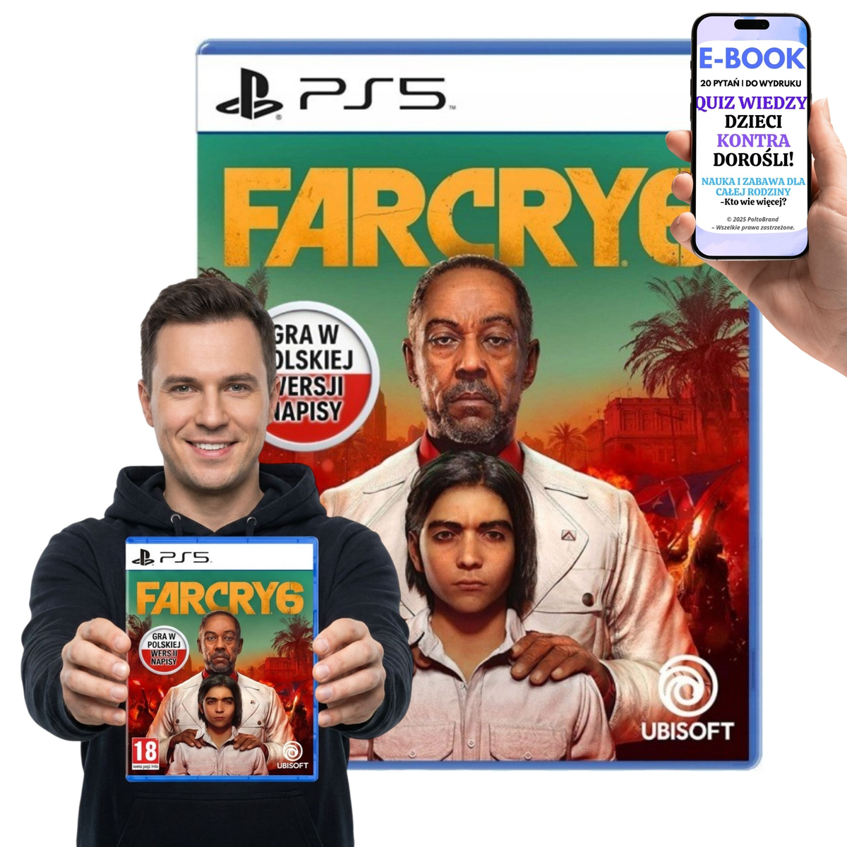 Far Cry 6 Gra Akcji Przygodowa PS5 Napisy PL +E-BOOK-2