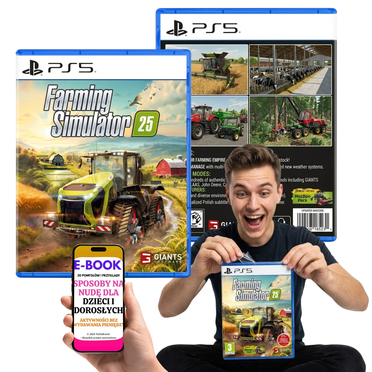 Farming Simulator 25 na PS5 Blu-ray na Prezent + E-BOOK-3