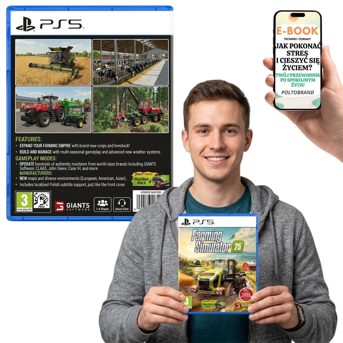 Farming Simulator 25 PlayStation 5 Bonus DLC + E-BOOK-1
