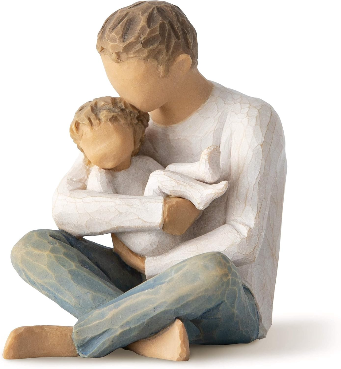 FIGURKA 10 CM ŻYWICA RODZIC Z DZIECKIEM
