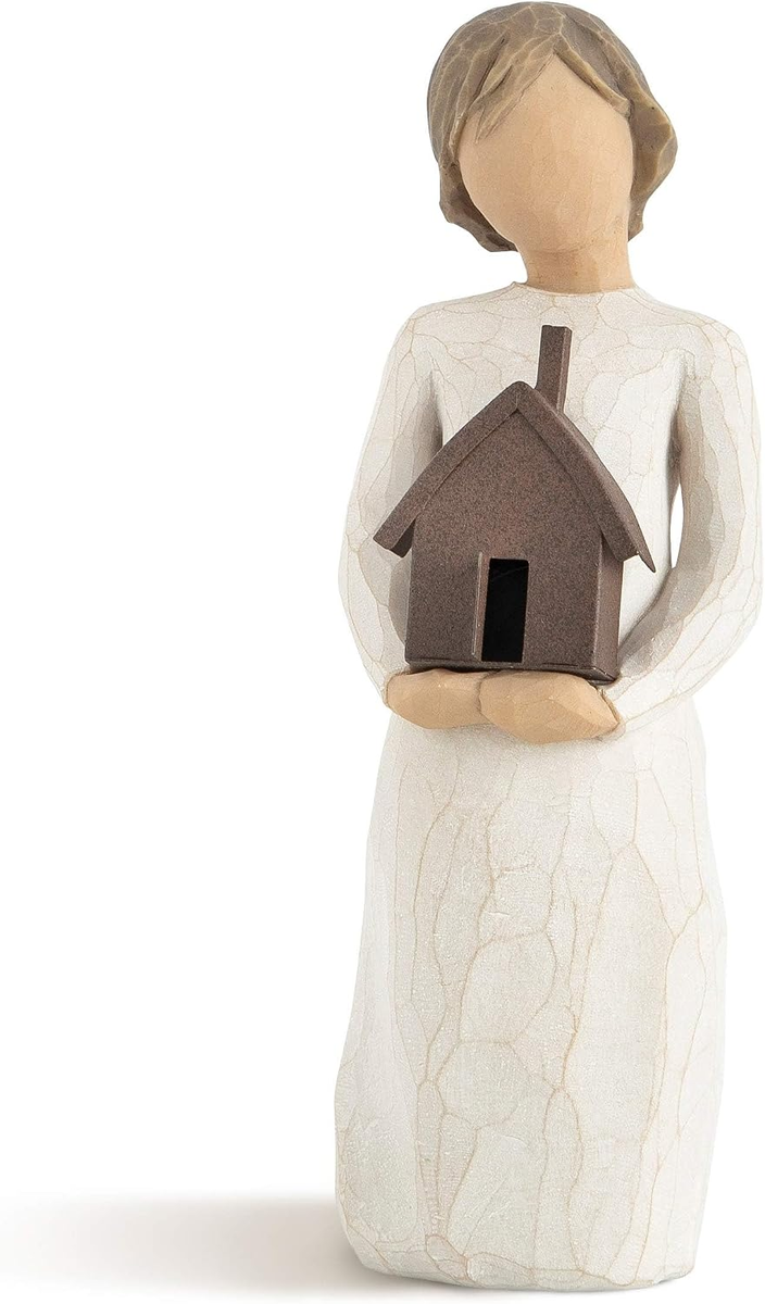 FIGURKA 14 CM EFEKT RZEŹBIONEGO DREWNA