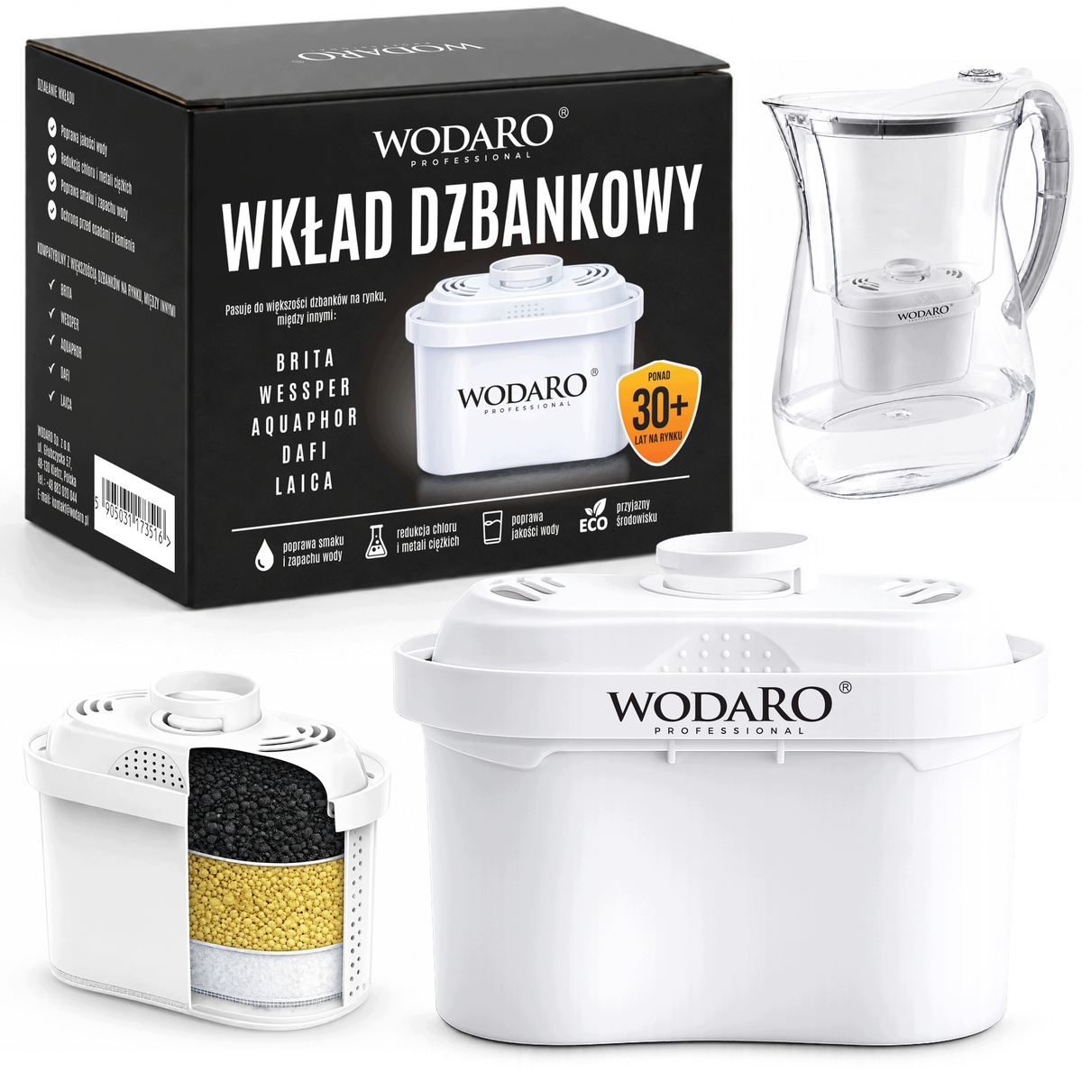 Filtr do Dzbanka DAFI AQUAPHOR PHILIPS Wkład Dzbankowy NA TWARDĄ WODĘ ...