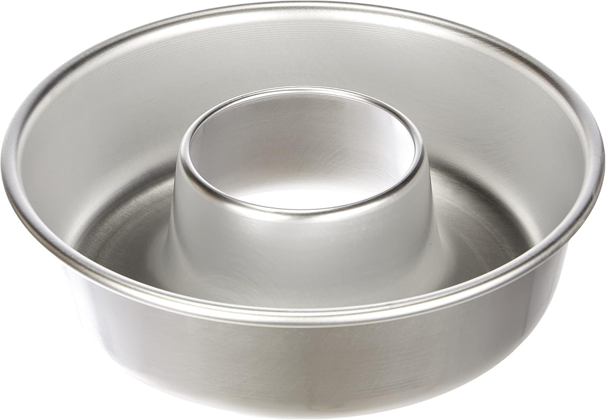 FORMA DO SAVARIN 20 CM ALUMINIOWA SREBRNA Z RURKAMI
