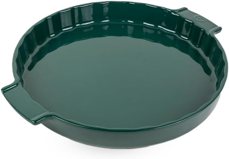 FORMA DO TARTY 30 CM CERAMICZNA ZIELONA