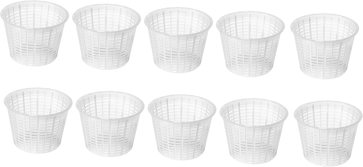FORMY DO SERA 10 SZTUK 9.5X7CM BIAŁY PLASTIK