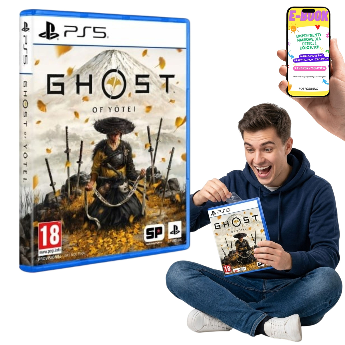 Ghost of Yotei PS5 Gra Pudełkowa PL Dubbing + E-BOOK