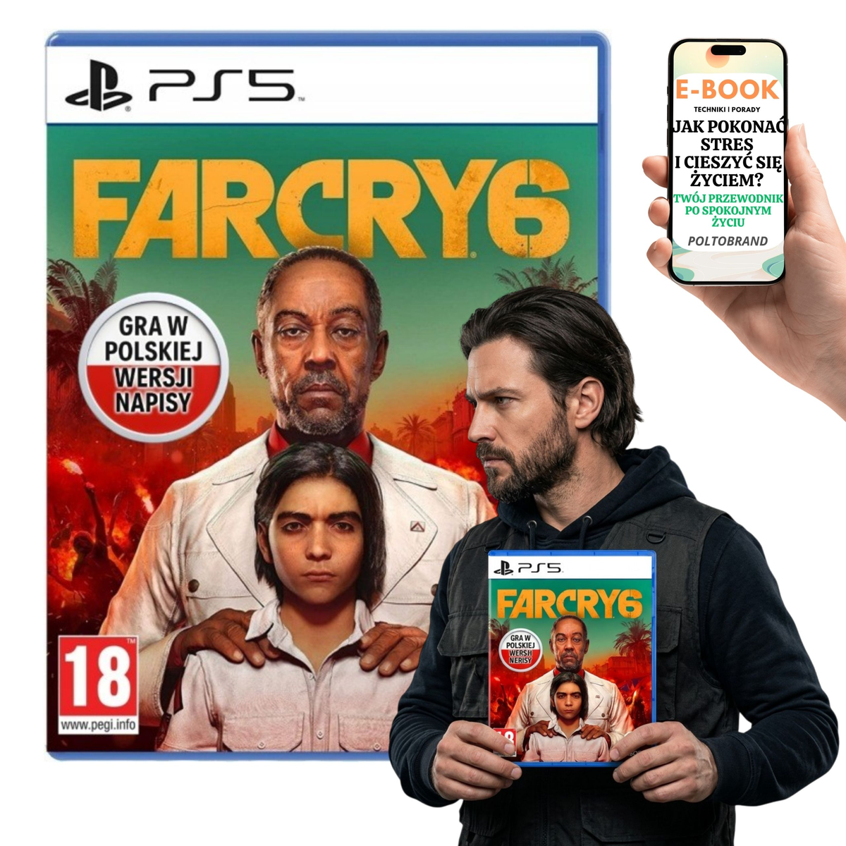 Gra Far Cry 6 PlayStation 5 Otwarty Świat Nowa +E-BOOK-1