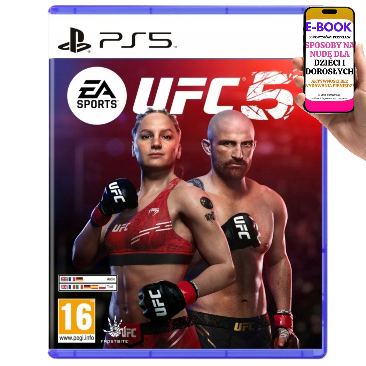 Gra PS5 EA Sports UFC 5 Oryginalna Płyta Nowa +E-BOOK-3