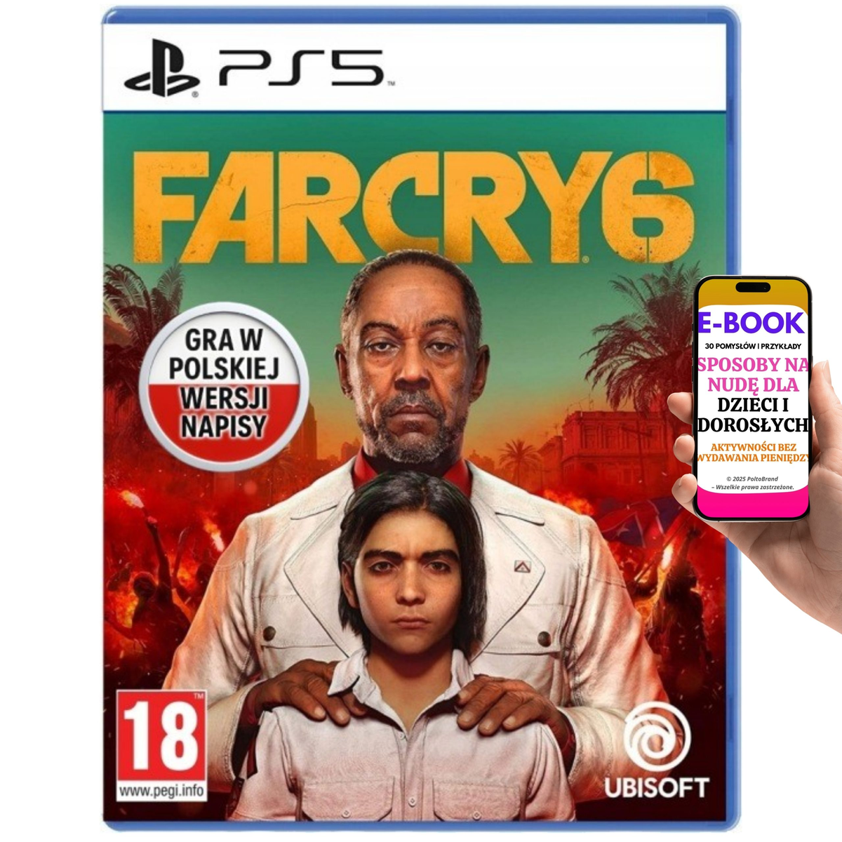 Gra PS5 Far Cry 6 Oryginalna Płyta Ubisoft +E-BOOK-3