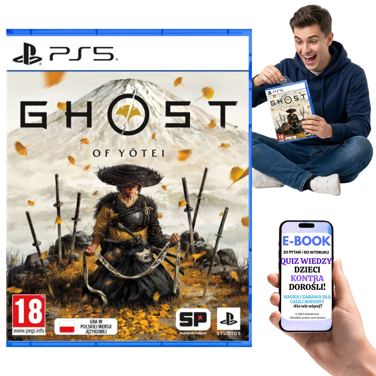 Gra PS5 Ghost of Yotei Nowa Przygodowa PL + E-BOOK-2